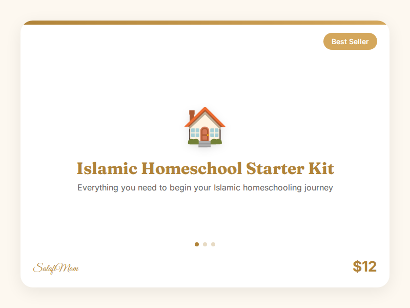 Islamic Homeschool Starter Kit