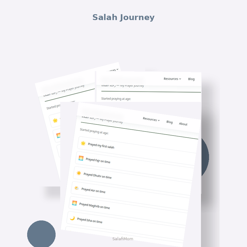 My Salah Journey