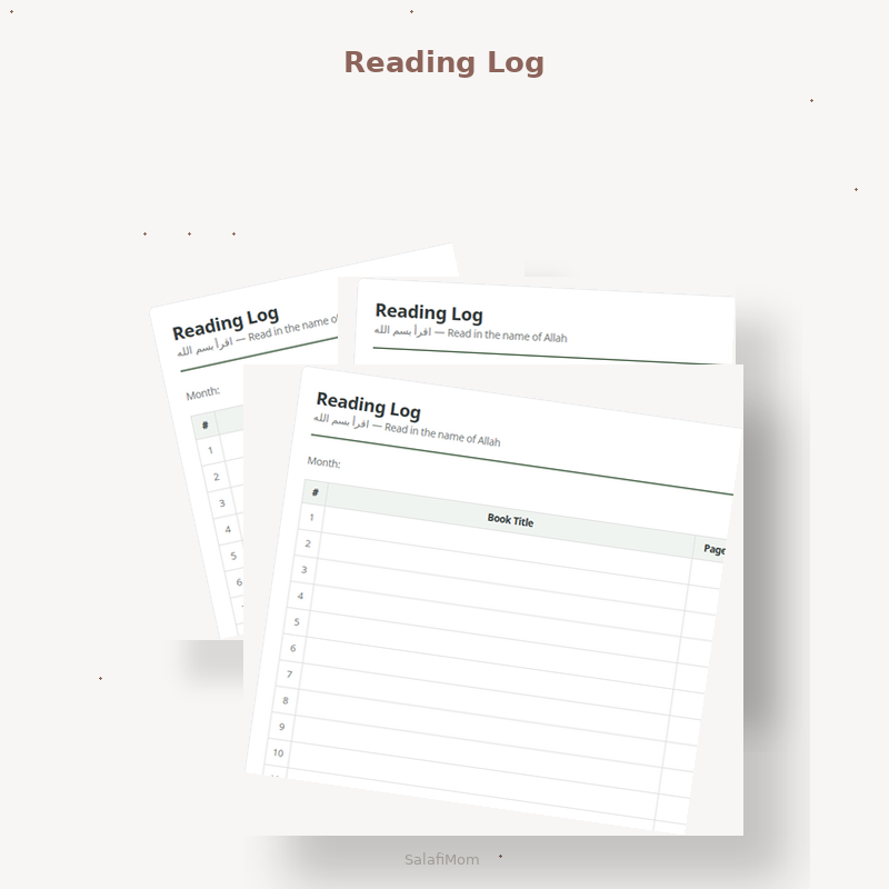 Reading Log